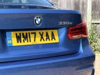USED 2017 17 BMW 3 SERIES 2.0 330e M Sport Auto 4dr Sat Nav Parking Sensors