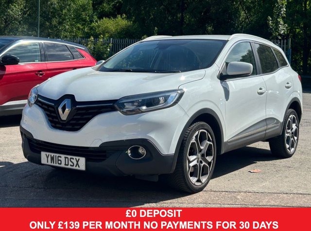 View our Renault Kadjar 1.6 dCi Dynamique S Nav SUV 5dr Diesel Manual 4WD Euro 6 (s/s) (130 ps)