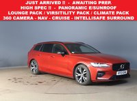 USED 2021 21 VOLVO V60 2.0 B4 MHEV R-Design Estate 5dr Diesel Hybrid Auto Euro 6 (s/s) (197 ps) 