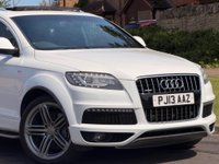 USED 2013 13 AUDI Q7 3.0 TDI V6 S line Plus Tiptronic quattro Euro 5 (s/s) 5dr FSH PAN ROOF IMMA