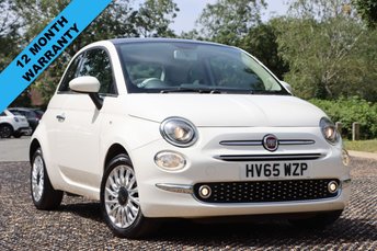 2015 FIAT 500 1.2 Lounge Hatchback 3dr Petrol Manual Euro 6 (s/s) (69 bhp) &pound;4990.00