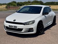 USED 2014 64 VOLKSWAGEN SCIROCCO 2.0 TDI BlueMotion Tech R-Line Euro 6 (s/s) 3dr New Cambelt+WPump/Leathers/VGC