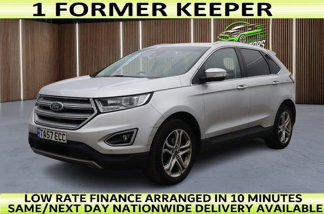 View our Ford Edge 2.0 TDCi Titanium SUV 5dr Diesel Manual AWD Euro 6 (s/s) (180 ps)