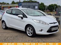 USED 2012 62 FORD FIESTA 1.25 Zetec Hatchback 3dr Petrol Manual (129 g/km, 81 bhp) LOW MILES + IDEAL FIRST CAR + MULTIMEDIA + ALLOYS + FSH + AC