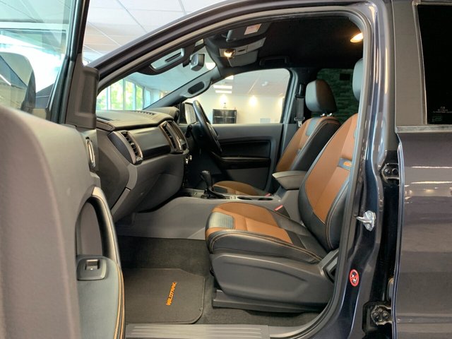 USED 2018 68 FORD RANGER 3.2 TDCi Wildtrak Pickup Double Cab 4dr Diesel Auto 4WD Euro 5 (200 ps) 