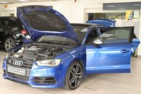 USED 2016 16 AUDI S3 2.0 TFSI Saloon 4dr Petrol S Tronic quattro Euro 6 (s/s) (Nav) (300 ps) SAT NAV P-ROOF LEATHERS SENSORS