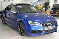 USED 2016 16 AUDI S3 2.0 TFSI Saloon 4dr Petrol S Tronic quattro Euro 6 (s/s) (Nav) (300 ps) SAT NAV P-ROOF LEATHERS SENSORS