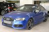 USED 2016 16 AUDI S3 2.0 TFSI Saloon 4dr Petrol S Tronic quattro Euro 6 (s/s) (Nav) (300 ps) SAT NAV P-ROOF LEATHERS SENSORS