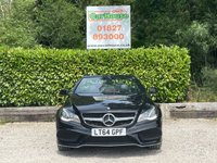 USED 2014 64 MERCEDES-BENZ E-CLASS 2.1 E220 CDI AMG Sport Cabriolet 2dr Diesel G-Tronic+ Euro 5 (s/s) Sat Nav, DAB, Cruise, Auto