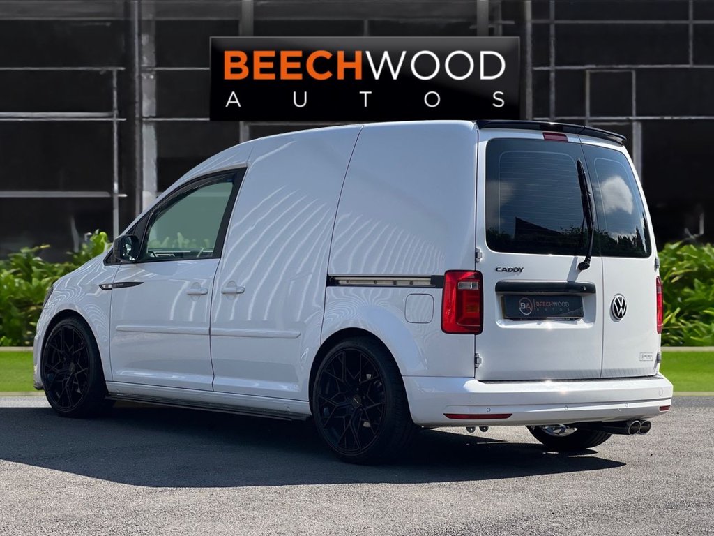USED 2018 18 VOLKSWAGEN CADDY 2.0 TDI C20 BlueMotion Tech Highline Panel Van 5dr Diesel Manual SWB Euro 6 (s/s) (102 ps) ** GOLF GTI INTERIOR **