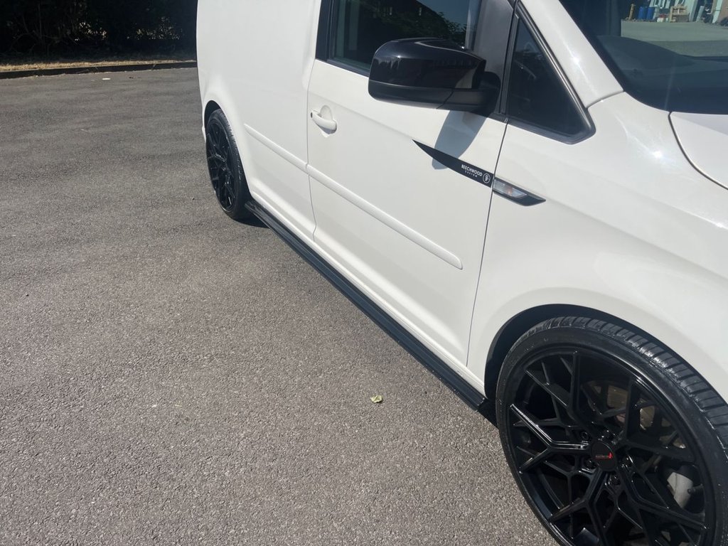 USED 2018 18 VOLKSWAGEN CADDY 2.0 TDI C20 BlueMotion Tech Highline Panel Van 5dr Diesel Manual SWB Euro 6 (s/s) (102 ps) ** GOLF GTI INTERIOR **