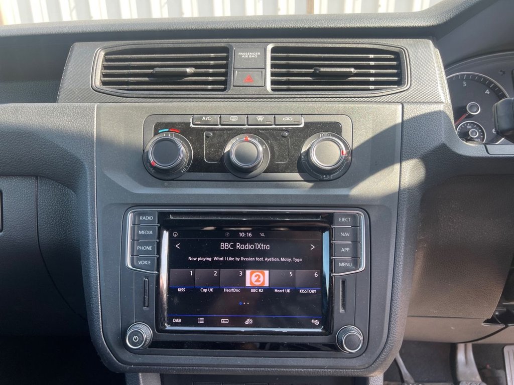 USED 2018 18 VOLKSWAGEN CADDY 2.0 TDI C20 BlueMotion Tech Highline Panel Van 5dr Diesel Manual SWB Euro 6 (s/s) (102 ps) ** GOLF GTI INTERIOR **