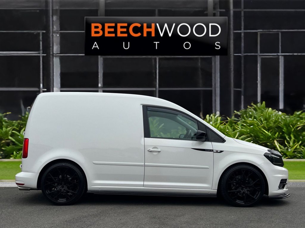 USED 2018 18 VOLKSWAGEN CADDY 2.0 TDI C20 BlueMotion Tech Highline Panel Van 5dr Diesel Manual SWB Euro 6 (s/s) (102 ps) ** GOLF GTI INTERIOR **