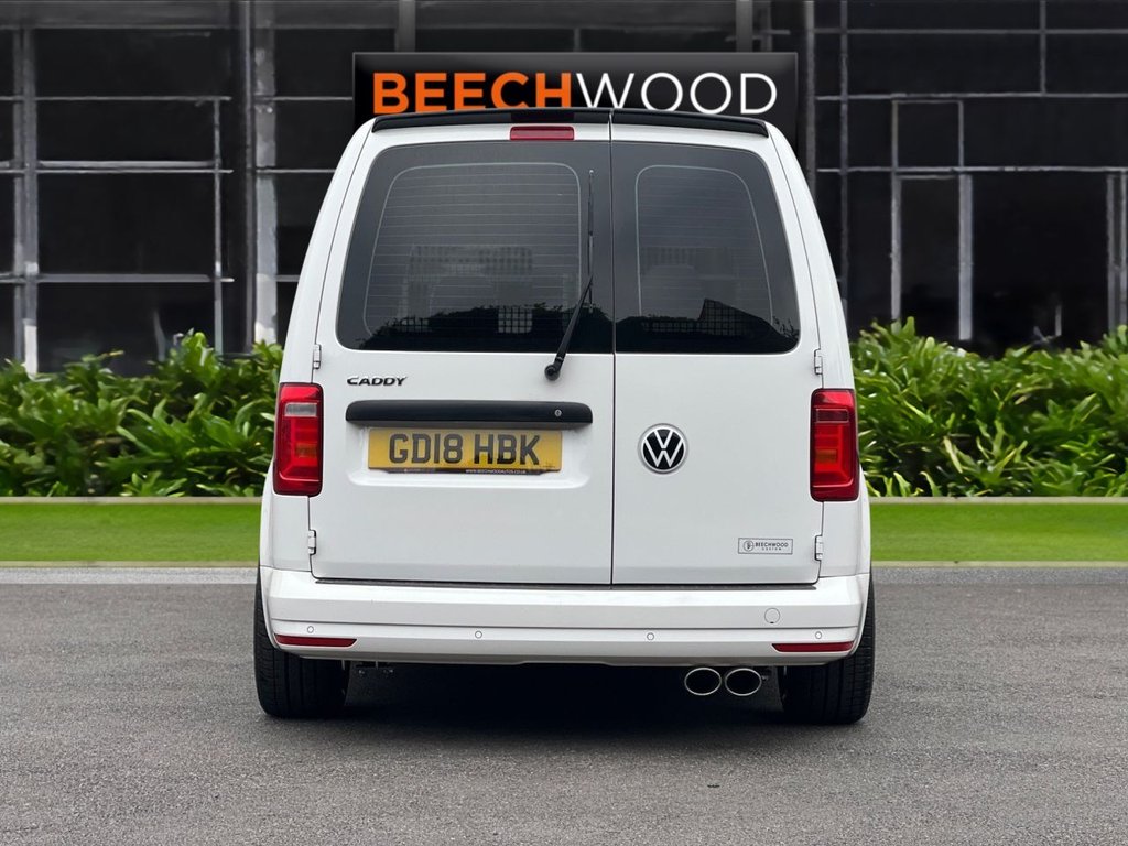 USED 2018 18 VOLKSWAGEN CADDY 2.0 TDI C20 BlueMotion Tech Highline Panel Van 5dr Diesel Manual SWB Euro 6 (s/s) (102 ps) ** GOLF GTI INTERIOR **