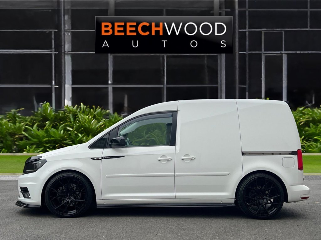 USED 2018 18 VOLKSWAGEN CADDY 2.0 TDI C20 BlueMotion Tech Highline Panel Van 5dr Diesel Manual SWB Euro 6 (s/s) (102 ps) ** GOLF GTI INTERIOR **