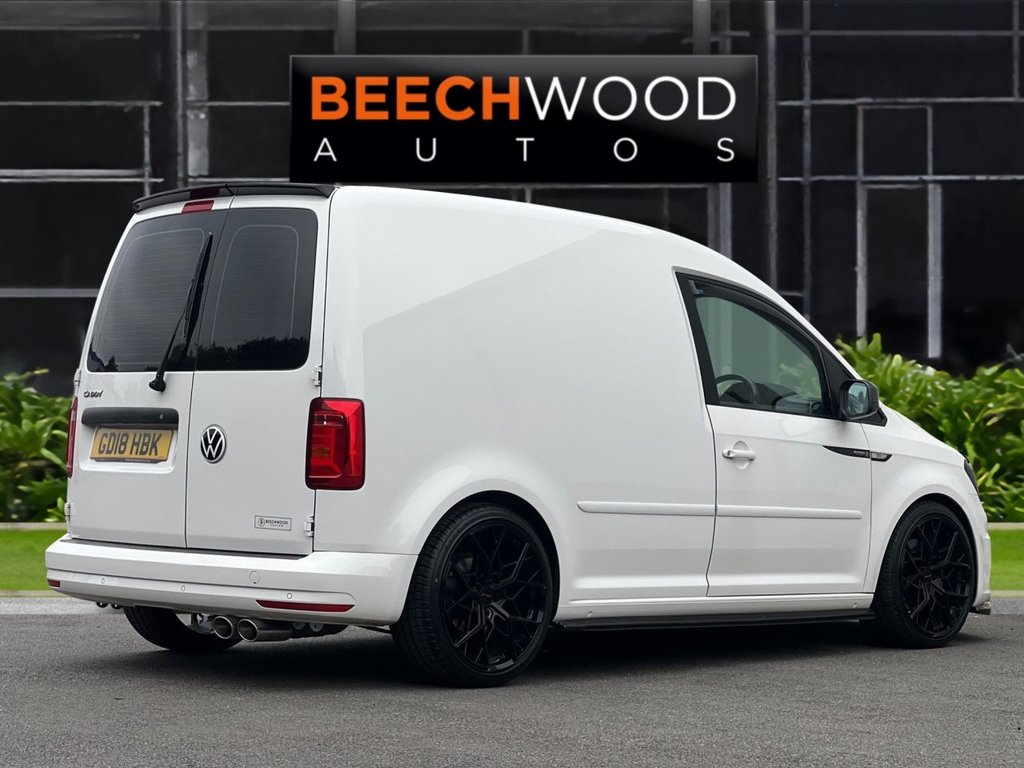 USED 2018 18 VOLKSWAGEN CADDY 2.0 TDI C20 BlueMotion Tech Highline Panel Van 5dr Diesel Manual SWB Euro 6 (s/s) (102 ps) ** GOLF GTI INTERIOR **