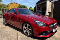USED 2018 18 MERCEDES-BENZ SLC 2.0 SLC200 AMG Line Convertible 2dr Petrol Manual Euro 6 (s/s) (184 ps) LOW MILES / HYACINTH RED