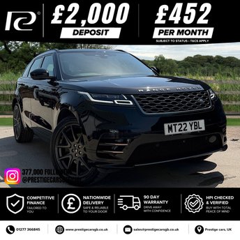 2022 LAND ROVER RANGE ROVER VELAR 2.0 D200 MHEV R-Dynamic HSE SUV 5dr Diesel Auto 4WD Euro 6 (s/s) (204 ps) &pound;28990.00