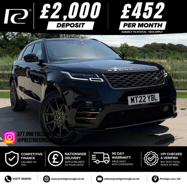 View our LAND ROVER RANGE ROVER VELAR