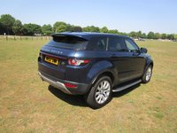 USED 2012 62 LAND ROVER RANGE ROVER EVOQUE 2.2 eD4 Pure 5 door 2WD Diesel Metallic blue with tan leather.