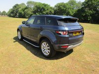 USED 2012 62 LAND ROVER RANGE ROVER EVOQUE 2.2 eD4 Pure 5 door 2WD Diesel Metallic blue with tan leather.