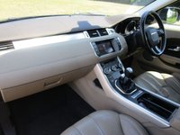 USED 2012 62 LAND ROVER RANGE ROVER EVOQUE 2.2 eD4 Pure 5 door 2WD Diesel Metallic blue with tan leather.