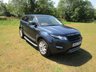 USED 2012 62 LAND ROVER RANGE ROVER EVOQUE 2.2 eD4 Pure 5 door 2WD Diesel Metallic blue with tan leather.