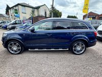 USED 2014 64 AUDI Q7 3.0 TDI V6 S line Plus SUV 5dr Diesel Tiptronic quattro Euro 5 (s/s) (245 ps) IMMACULATE EXAMPLE WITH ONLY 9990 MILES, FULL SERVICE HISTORY, HAS TO BE SEEN, LIKE ITS JUST COME OUT OF THE SHOWROOM.