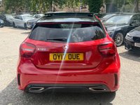 USED 2017 17 MERCEDES-BENZ A CLASS 1.6 A180 AMG Line (Premium Plus) 7G-DCT Euro 6 (s/s) 5dr PAN ROOF - REV CAM - 18S!