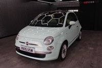 USED 2015 15 FIAT 500 1.2 Lounge Hatchback 3dr Petrol Dualogic Euro 6 (s/s) (69 bhp) 