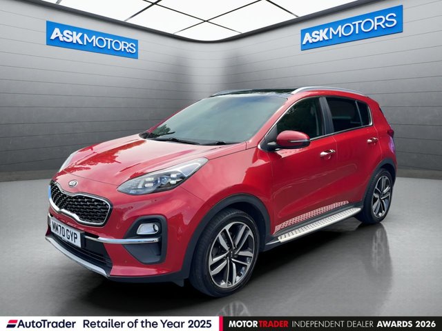 View our Kia Sportage 1.6 CRDi MHEV 3 SUV 5dr Diesel Hybrid Manual Euro 6 (s/s) (134 bhp) Apple Car Play Reverse Camera Satnav
