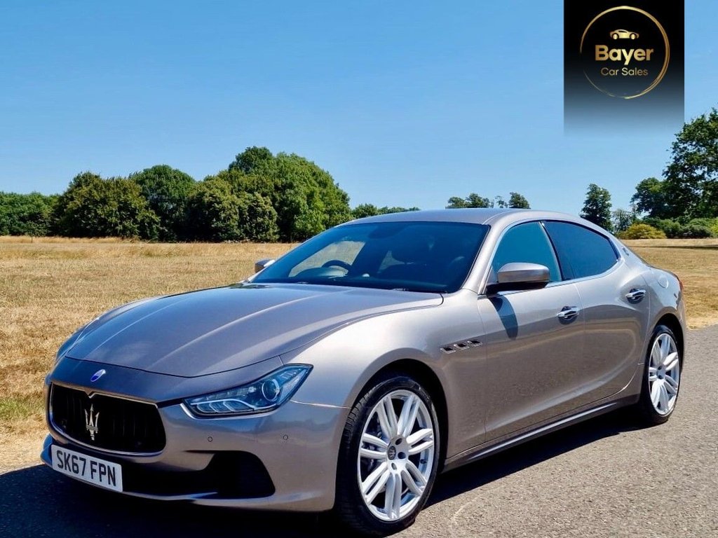 USED 2017 67 MASERATI GHIBLI 3.0D V6 Saloon 4dr Diesel ZF Euro 5 (s/s) (275 ps) 