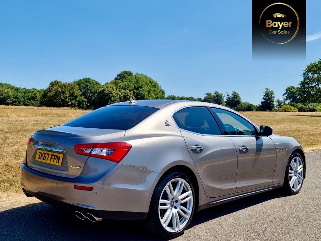 USED 2017 67 MASERATI GHIBLI 3.0D V6 Saloon 4dr Diesel ZF Euro 5 (s/s) (275 ps) 