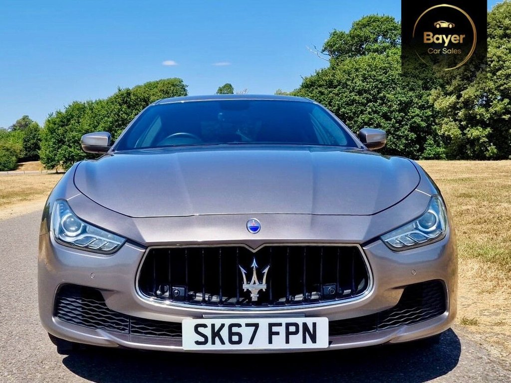 USED 2017 67 MASERATI GHIBLI 3.0D V6 Saloon 4dr Diesel ZF Euro 5 (s/s) (275 ps) 