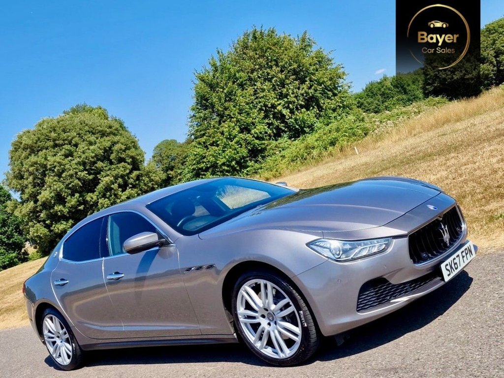 USED 2017 67 MASERATI GHIBLI 3.0D V6 Saloon 4dr Diesel ZF Euro 5 (s/s) (275 ps) 