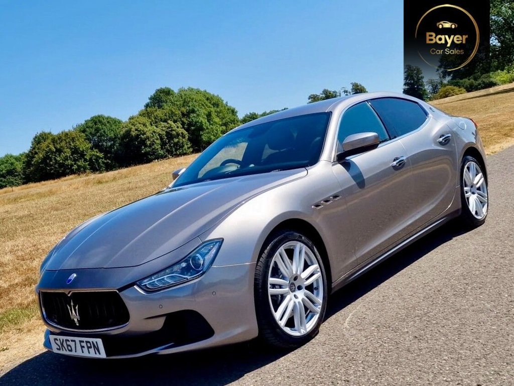 USED 2017 67 MASERATI GHIBLI 3.0D V6 Saloon 4dr Diesel ZF Euro 5 (s/s) (275 ps) 