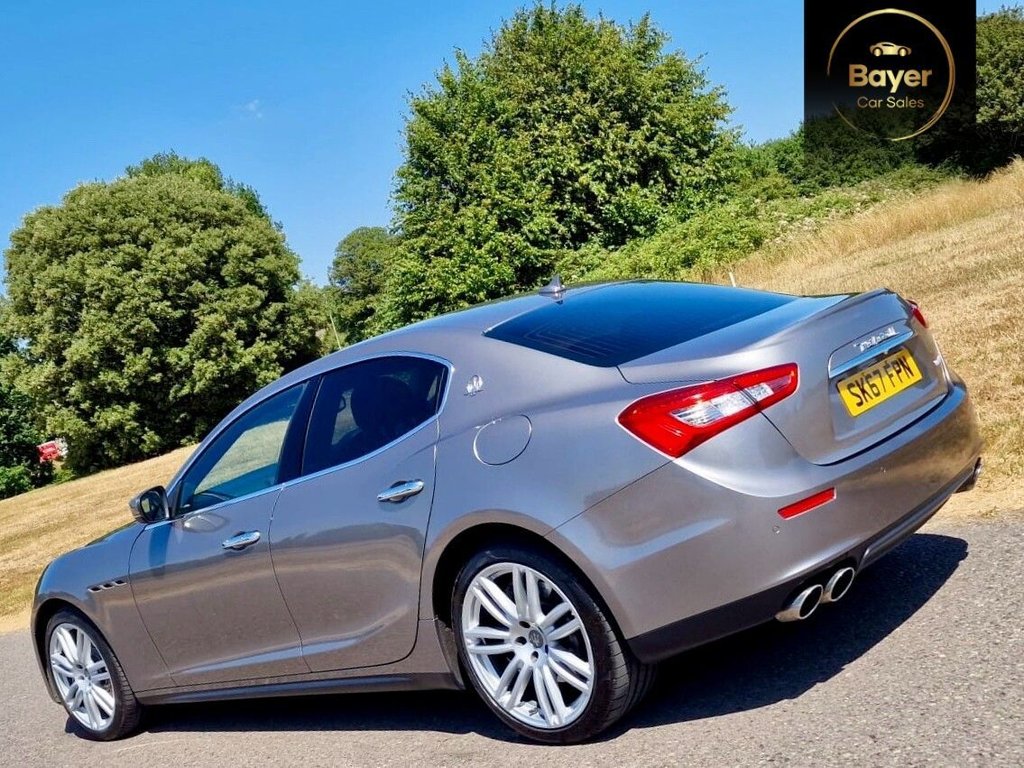 USED 2017 67 MASERATI GHIBLI 3.0D V6 Saloon 4dr Diesel ZF Euro 5 (s/s) (275 ps) 
