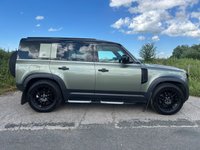 USED 2020 70 LAND ROVER DEFENDER 110 2.0 SD4 S SUV 5dr Diesel Auto 4WD Euro 6 (s/s) (200 ps) HEATED & COOLED FRONT SEATS + HEATED STEERING WHEEL + MERIDIAN SOUND SYSTEM + APPLE CARPLAY/ANDROID AUTO + 360 DEGREE PARKING AID WITH PARKING SENSORS + FINISHED IN PANGEA GREEN + DAB RADIO + CRUISE CONTROL + 10' TOUCHSCREEN DISPLAY + PRIVACY GLASS + AUTOMATIC HEADLIGHTS + LANE KEEP ASSIST + TRAFFIC SIGN RECOGNITION + 12-WAY SEMI POWERED FRONT SEATS + 19' BLACK ALLOY WHEELS WITH TPMS