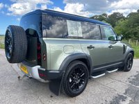 USED 2020 70 LAND ROVER DEFENDER 110 2.0 SD4 S SUV 5dr Diesel Auto 4WD Euro 6 (s/s) (200 ps) HEATED & COOLED FRONT SEATS + HEATED STEERING WHEEL + MERIDIAN SOUND SYSTEM + APPLE CARPLAY/ANDROID AUTO + 360 DEGREE PARKING AID WITH PARKING SENSORS + FINISHED IN PANGEA GREEN + DAB RADIO + CRUISE CONTROL + 10' TOUCHSCREEN DISPLAY + PRIVACY GLASS + AUTOMATIC HEADLIGHTS + LANE KEEP ASSIST + TRAFFIC SIGN RECOGNITION + 12-WAY SEMI POWERED FRONT SEATS + 19' BLACK ALLOY WHEELS WITH TPMS