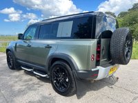 USED 2020 70 LAND ROVER DEFENDER 110 2.0 SD4 S SUV 5dr Diesel Auto 4WD Euro 6 (s/s) (200 ps) HEATED & COOLED FRONT SEATS + HEATED STEERING WHEEL + MERIDIAN SOUND SYSTEM + APPLE CARPLAY/ANDROID AUTO + 360 DEGREE PARKING AID WITH PARKING SENSORS + FINISHED IN PANGEA GREEN + DAB RADIO + CRUISE CONTROL + 10' TOUCHSCREEN DISPLAY + PRIVACY GLASS + AUTOMATIC HEADLIGHTS + LANE KEEP ASSIST + TRAFFIC SIGN RECOGNITION + 12-WAY SEMI POWERED FRONT SEATS + 19' BLACK ALLOY WHEELS WITH TPMS