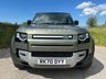 USED 2020 70 LAND ROVER DEFENDER 110 2.0 SD4 S SUV 5dr Diesel Auto 4WD Euro 6 (s/s) (200 ps) HEATED & COOLED FRONT SEATS + HEATED STEERING WHEEL + MERIDIAN SOUND SYSTEM + APPLE CARPLAY/ANDROID AUTO + 360 DEGREE PARKING AID WITH PARKING SENSORS + FINISHED IN PANGEA GREEN + DAB RADIO + CRUISE CONTROL + 10' TOUCHSCREEN DISPLAY + PRIVACY GLASS + AUTOMATIC HEADLIGHTS + LANE KEEP ASSIST + TRAFFIC SIGN RECOGNITION + 12-WAY SEMI POWERED FRONT SEATS + 19' BLACK ALLOY WHEELS WITH TPMS