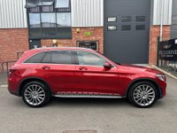 USED 2020 20 MERCEDES-BENZ GLC 2.0 GLC220d AMG Line (Premium) G-Tronic+ 4MATIC Euro 6 (s/s) 5dr STUNNING RED METALLIC
