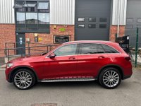 USED 2020 20 MERCEDES-BENZ GLC 2.0 GLC220d AMG Line (Premium) G-Tronic+ 4MATIC Euro 6 (s/s) 5dr STUNNING RED METALLIC