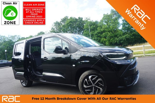View our Toyota Proace City Verso 50kWh Design Short MPV Electric Automatic (136 ps)