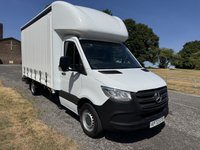USED 2022 72 MERCEDES-BENZ SPRINTER 2.0 315Cdi 3.5t. L3 Lwb Curtainside, Large Tail Lift Eu 6, 150Bhp FREE Mainland UK Delivery, Finance