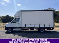 USED 2022 72 MERCEDES-BENZ SPRINTER 2.0 315Cdi 3.5t. L3 Lwb Curtainside, Large Tail Lift Eu 6, 150Bhp FREE Mainland UK Delivery, Finance
