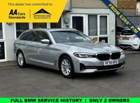 USED 2020 70 BMW 5 SERIES 2.0 520d MHT SE Touring 5dr Diesel Hybrid Steptronic xDrive Euro 6 (s/s) (190 ps) Full BMW Service History  |  Only 2 Owners From Brand New  |  2 Keys