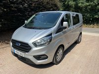 USED 2019 19 FORD TRANSIT CUSTOM 2.0 320 EcoBlue Limited Crew Van Double Cab 5dr Diesel Auto L1 H1 Euro 6 (s/s) (6 Seat) (130 ps) AUTOMATIC, CREW VAN, CAMBELT REPLACED,