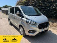 USED 2019 19 FORD TRANSIT CUSTOM 2.0 320 EcoBlue Limited Crew Van Double Cab 5dr Diesel Auto L1 H1 Euro 6 (s/s) (6 Seat) (130 ps) AUTOMATIC, CREW VAN, CAMBELT REPLACED,