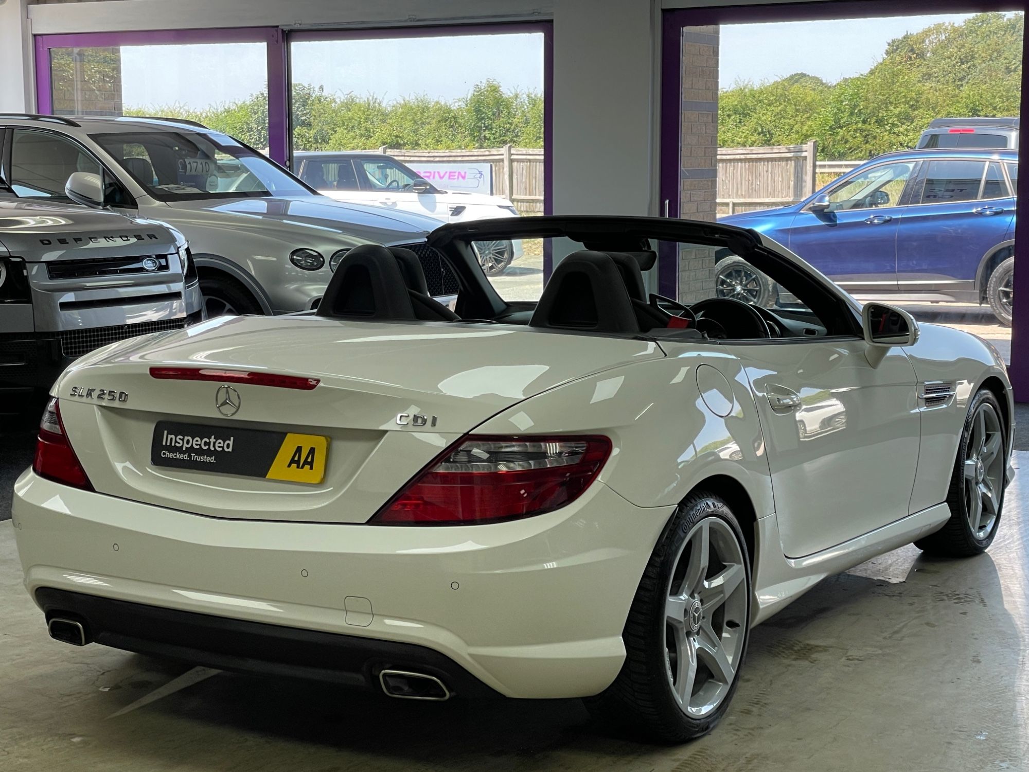 USED 2013 13 MERCEDES-BENZ SLK 2.1 SLK250 CDI AMG Sport Convertible 2dr Diesel G-Tronic+ Euro 5 (s/s) (204 ps) 